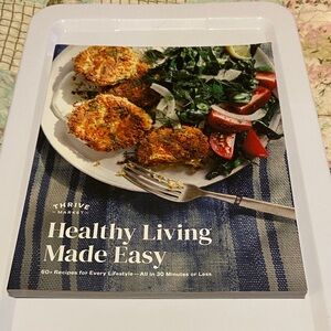 Healthy Living Made Easy Cookbook - Blue Cover